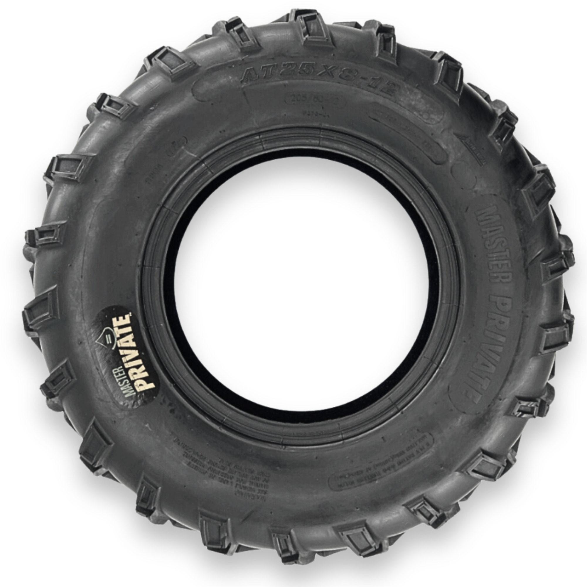 MASTER Private ATV/UTV Tire, 25 x 8.00-12, Model# 541220